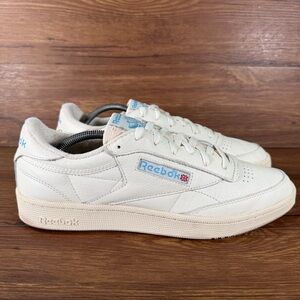 Reebok Club C 85 Vintage Leather Sneakers Men’s Size 11.5 White Low Top Shoes